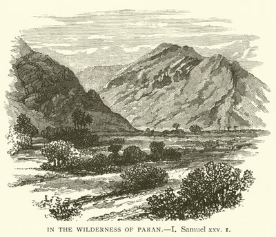 En el Desierto de Parán, I, Samuel, xxv de English School