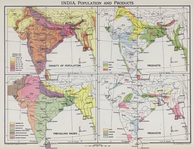 India, población y productos de English School