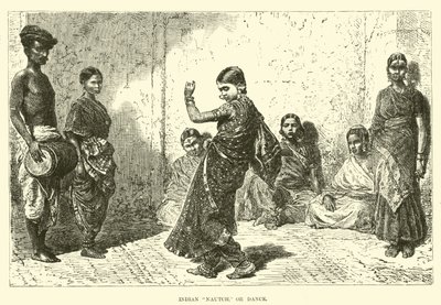 Nautch indio, o danza de English School