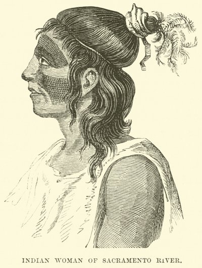 Mujer india del río Sacramento de English School
