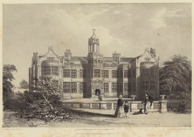 Ingestrie, Staffordshire (grabado) de English School