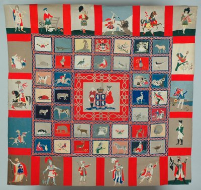 Colgante de patchwork incrustado, c.1835 de English School