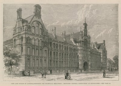 Instituto de Educación Técnica, institución central propuesta en Kensington de English School