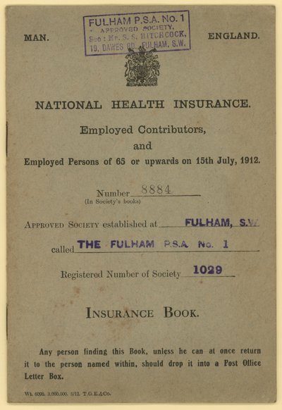 Libro de Seguros para el Seguro Nacional de Salud de English School