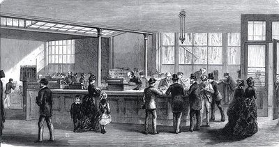Interior del Banco del Niño de English School