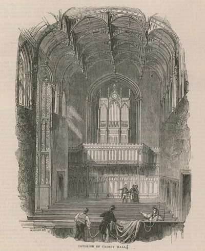 Interior de Crosby Hall de English School