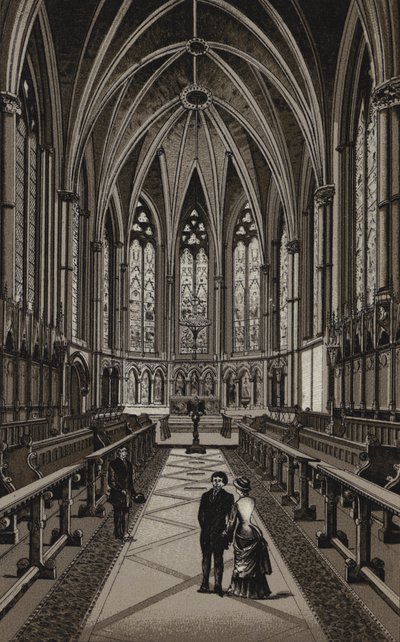 Interior de la Capilla del Exeter College, Oxford de English School