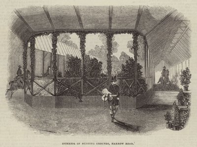 Interior de los terrenos de caza, Harrow Road de English School