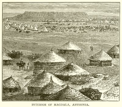 Interior de Magdala, Abisinia de English School