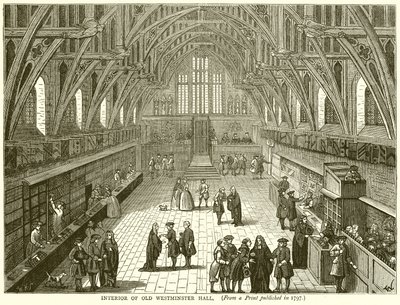 Interior del antiguo salón de Westminster de English School