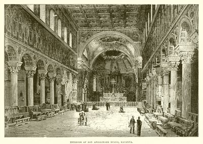 Interior de San Apolinar Nuevo, Rávena de English School
