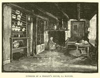 Interior de una casa campesina, La Mancha de English School