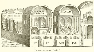 Interior de unos baños de English School