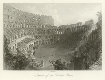 Interior del Coliseo, Roma de English School