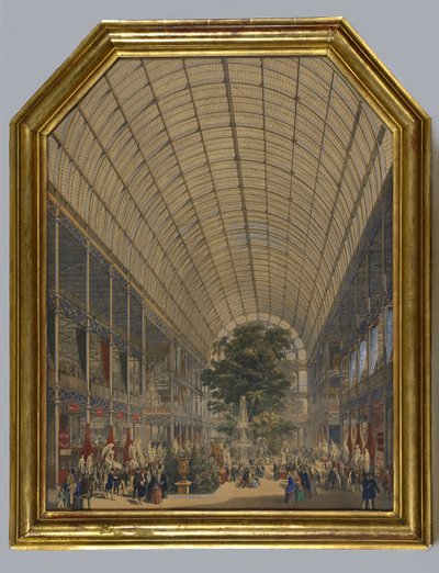 Interior del Palacio de Cristal, 1851 de English School
