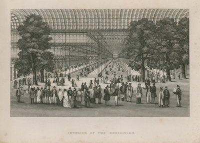 Interior de la Gran Exposición, 1851 de English School
