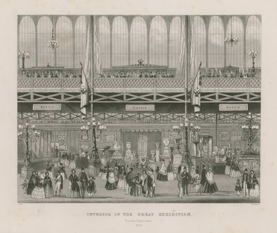 Interior de la Gran Exposición, 1851, Departamento Ruso de English School