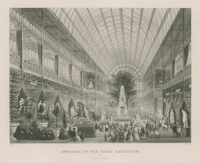 Interior de la Gran Exposición, 1851, Transepto Sur de English School