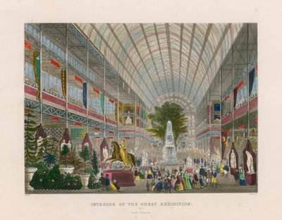 Interior de la Gran Exposición, transepto sur de English School