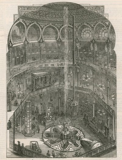 Interior del Panopticon, Leicester Square, Londres de English School