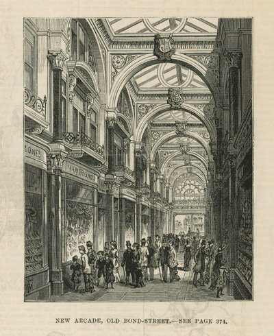 Interior de la nueva arcada en Old Bond Street de English School