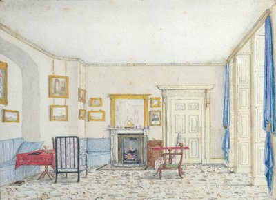 Interior en Curzon Street, c.1830 de English School