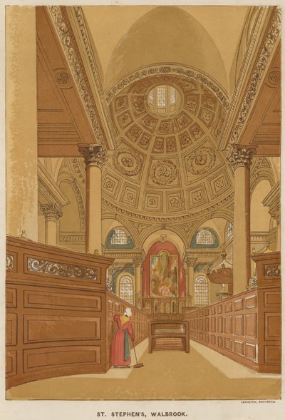 Vista interior de la Iglesia de San Esteban de English School