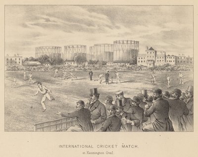 Partido internacional de cricket en Kennington Oval de English School