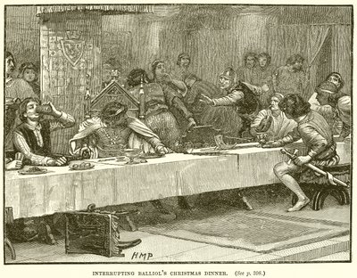 Interrumpiendo la cena de Navidad de Balliol de English School