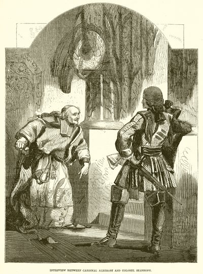 Entrevista entre el cardenal Alberoni y el coronel Stanhope de English School