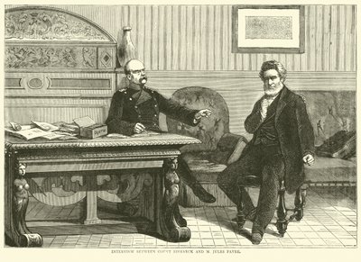 Entrevista entre el Conde Bismarck y M Jules Favre, septiembre 1870 de English School
