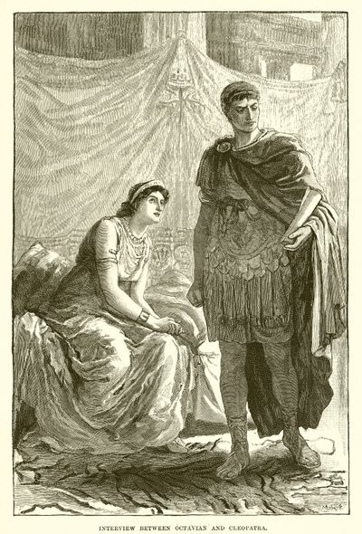 Entrevista entre Octavio y Cleopatra de English School