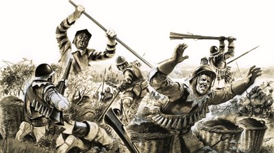 En la batalla: el triunfo final de Oliver Cromwell de English School