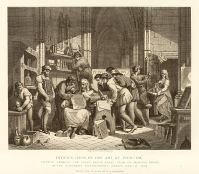 Introducción del arte de la impresión de English School