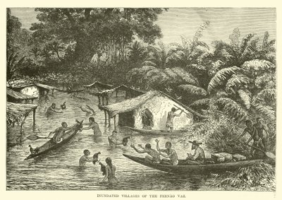 Pueblos inundados del Fernao Vaz de English School