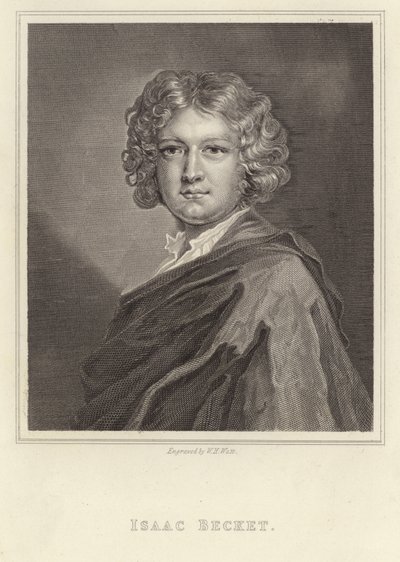 Isaac Beckett - Grabador inglés de mezzotinta (1653-1719) de English School