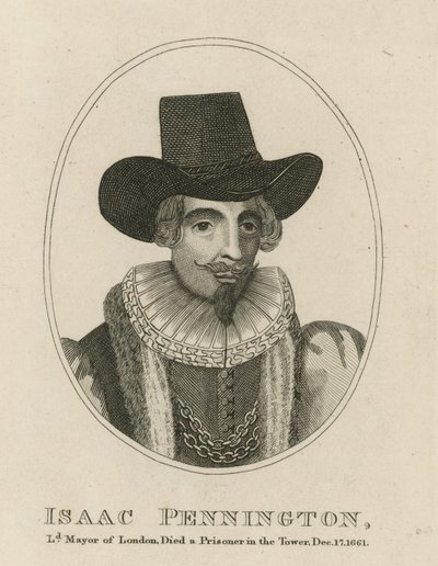 Isaac Pennington, Alcalde de Londres de English School