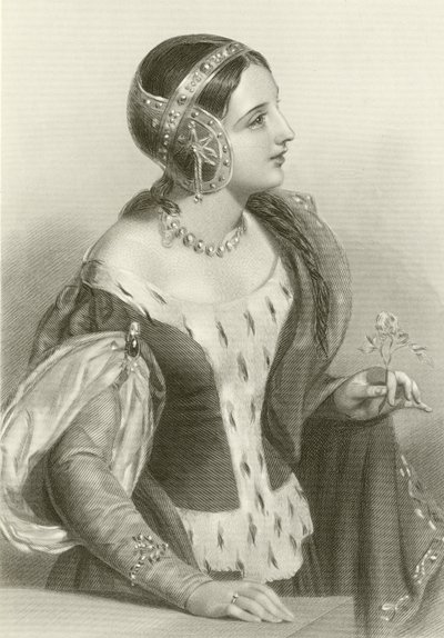 Isabel de Francia, reina del rey Eduardo II de English School