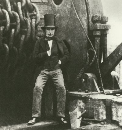 Isambard Kingdom Brunel, ingeniero, durante la construcción del Great Eastern de English School