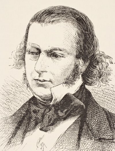Isambard Kingdom Brunel, de La Historia Nacional y Doméstica de Inglaterra por William Hickman Smith Aubrey (1858-1916) publicada en Londres, c.1890 de English School
