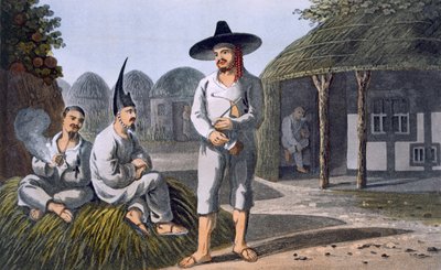Isleños del Grupo de Sir James Hall, 1820 de English School