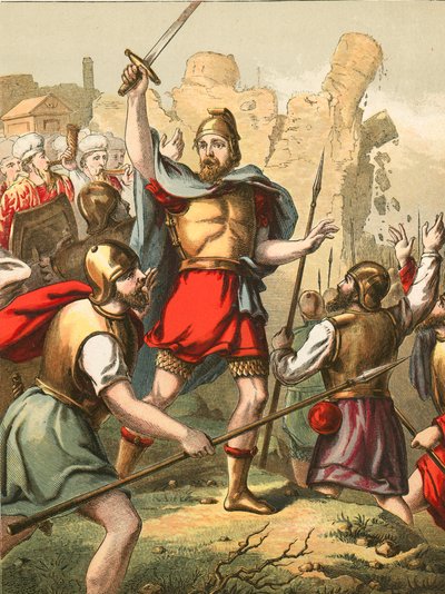 Israelitas rodeando las murallas de Jericó de English School