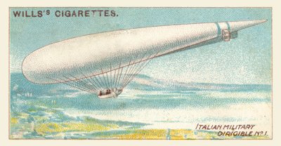Dirigible militar italiano nº 1 (cromolito) de English School