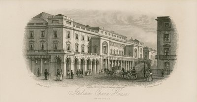 Teatro de Ópera Italiana, Haymarket, Londres de English School