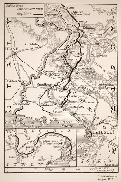 Avance italiano, agosto 1917 de English School