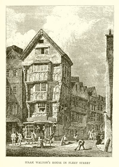 Casa de Izaak Walton en Fleet Street de English School
