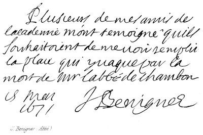 J Benigner de English School