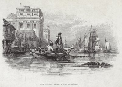Jack ayudando a Freeman el Pescador de English School