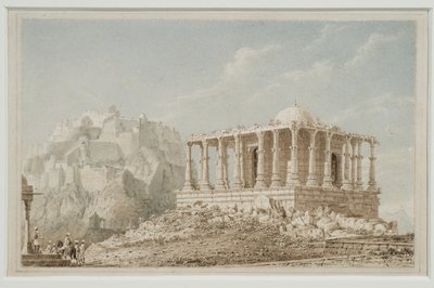 Templo Jain en la fortaleza de Komulmer de English School