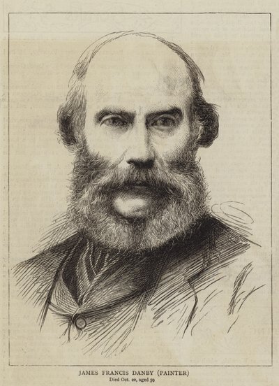 James Francis Danby, Pintor (grabado) de English School